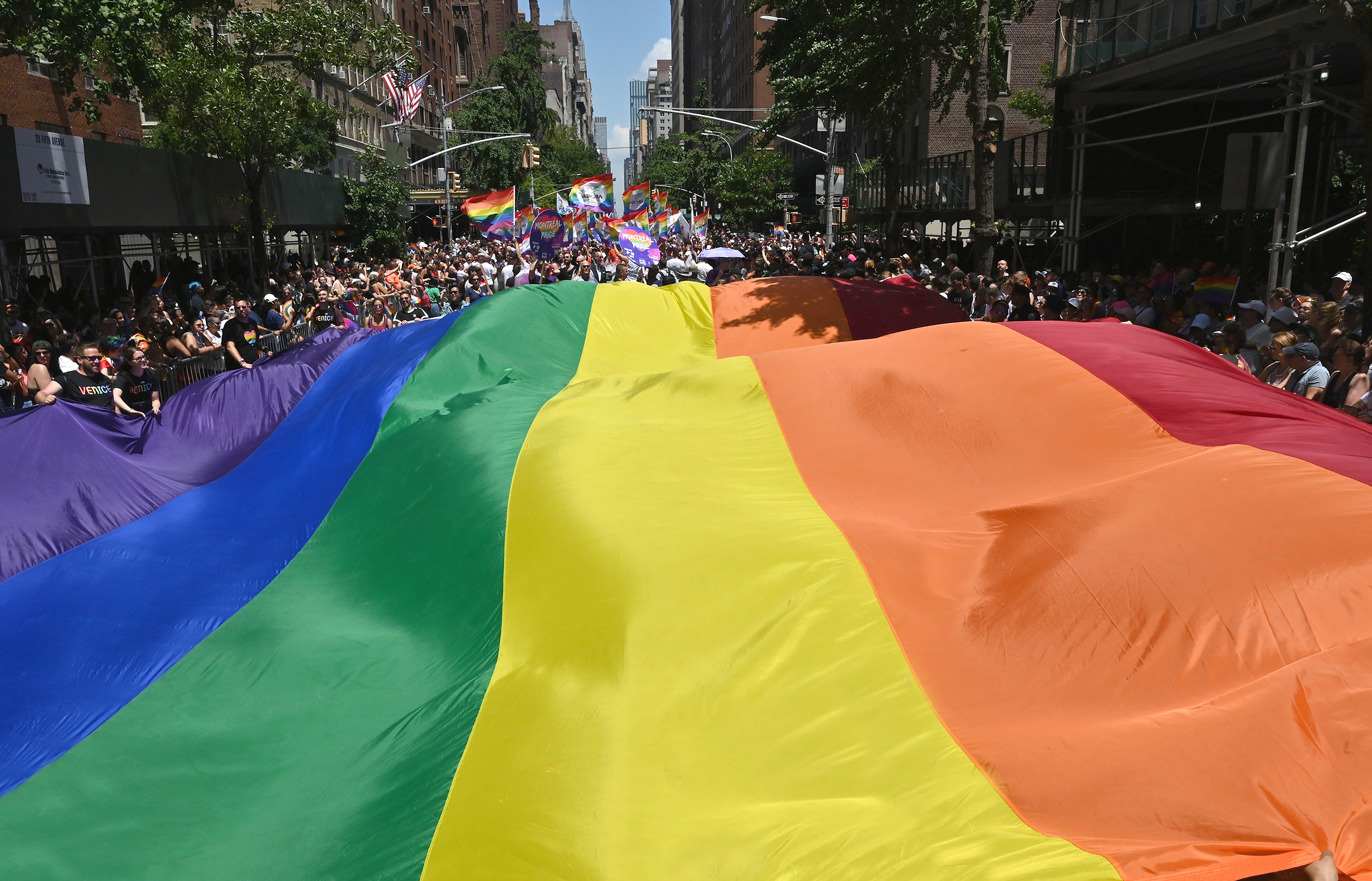 Who shows LGBT Pride and celebrates Pride Month?